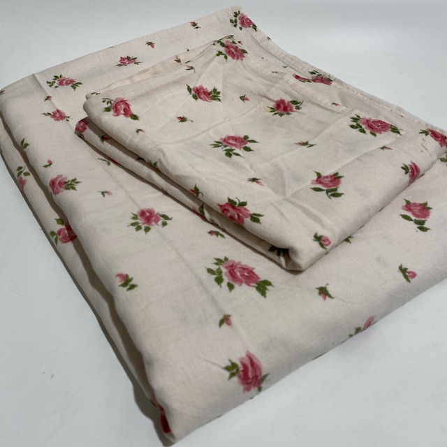SHEET SET, Pink Rose (Sheet, Pillowcase)